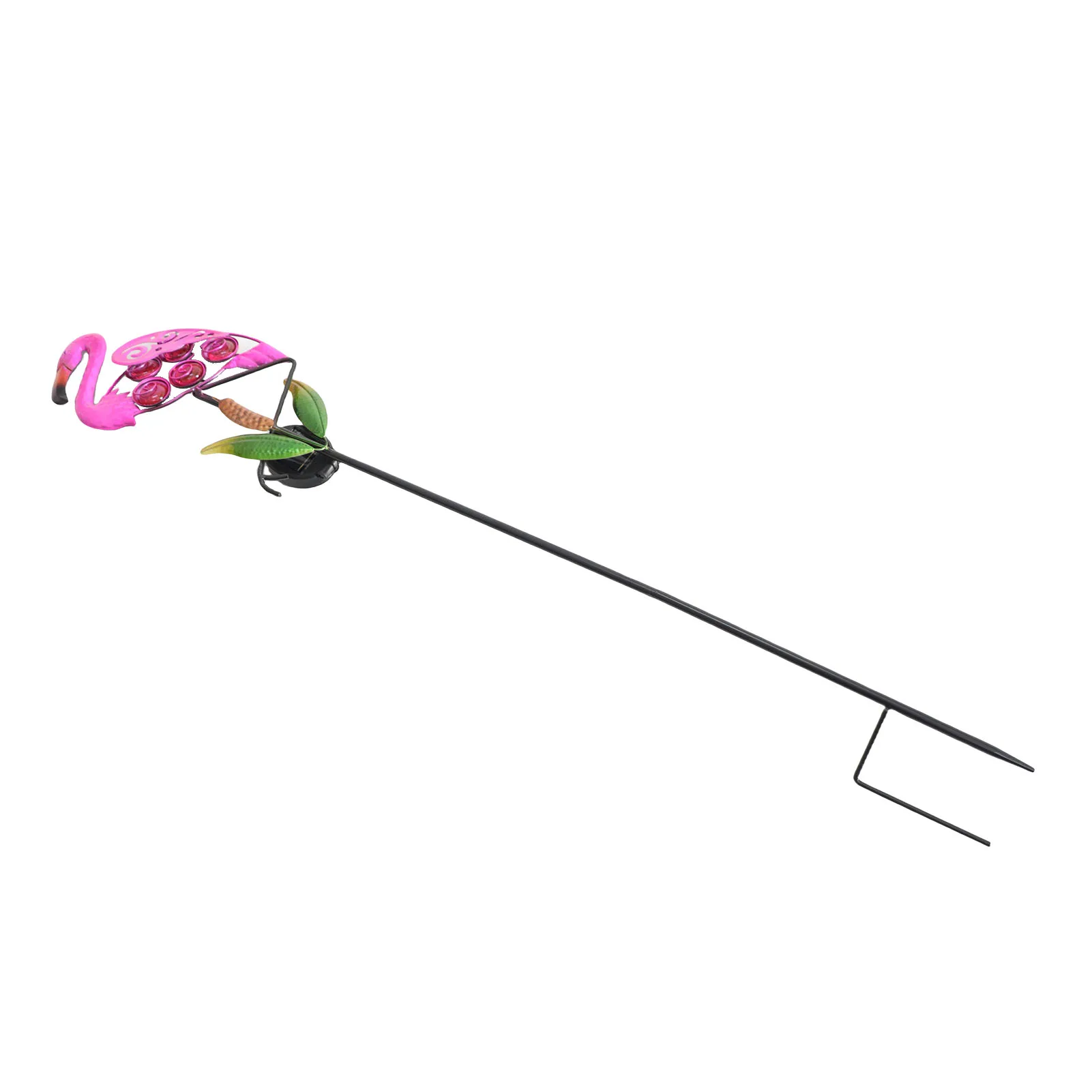 Outdoor Solar Flamingo Garden Light LED Hollow Metal Lawn Stake Lamp Waterproof Decorative Landscape Yard Light
