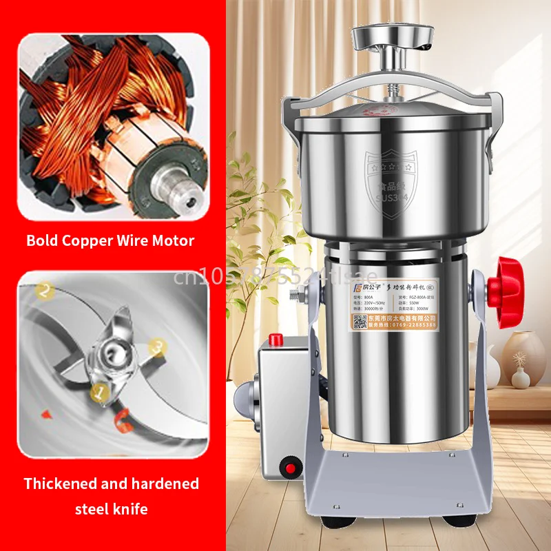 FW100 FW400A Laboratory Smashing Machines New High Speed Universal Crusher ﻿Plastic Mineral Soil Herbal Plant Crushing