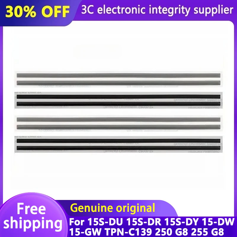 

1/2PC Rubber Strip Laptop Bottom Shell For 15S-DU 15S-DR 15S-DY 15-DW 15-GW TPN-C139 250 G8 255 G8 Non-Slip Bumper Feet Strip