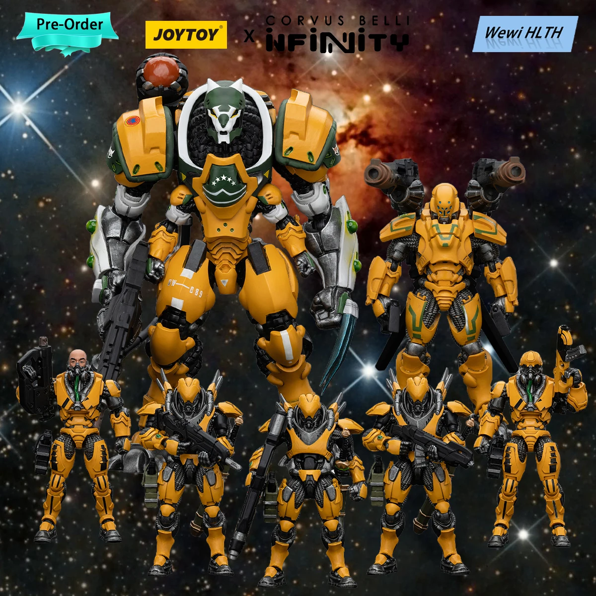 

[Предзаказ] экшн-фигурки JOYTOY 1/18 из аниме Infinity Series, модели серии Yu Jing спецназ, военные силы