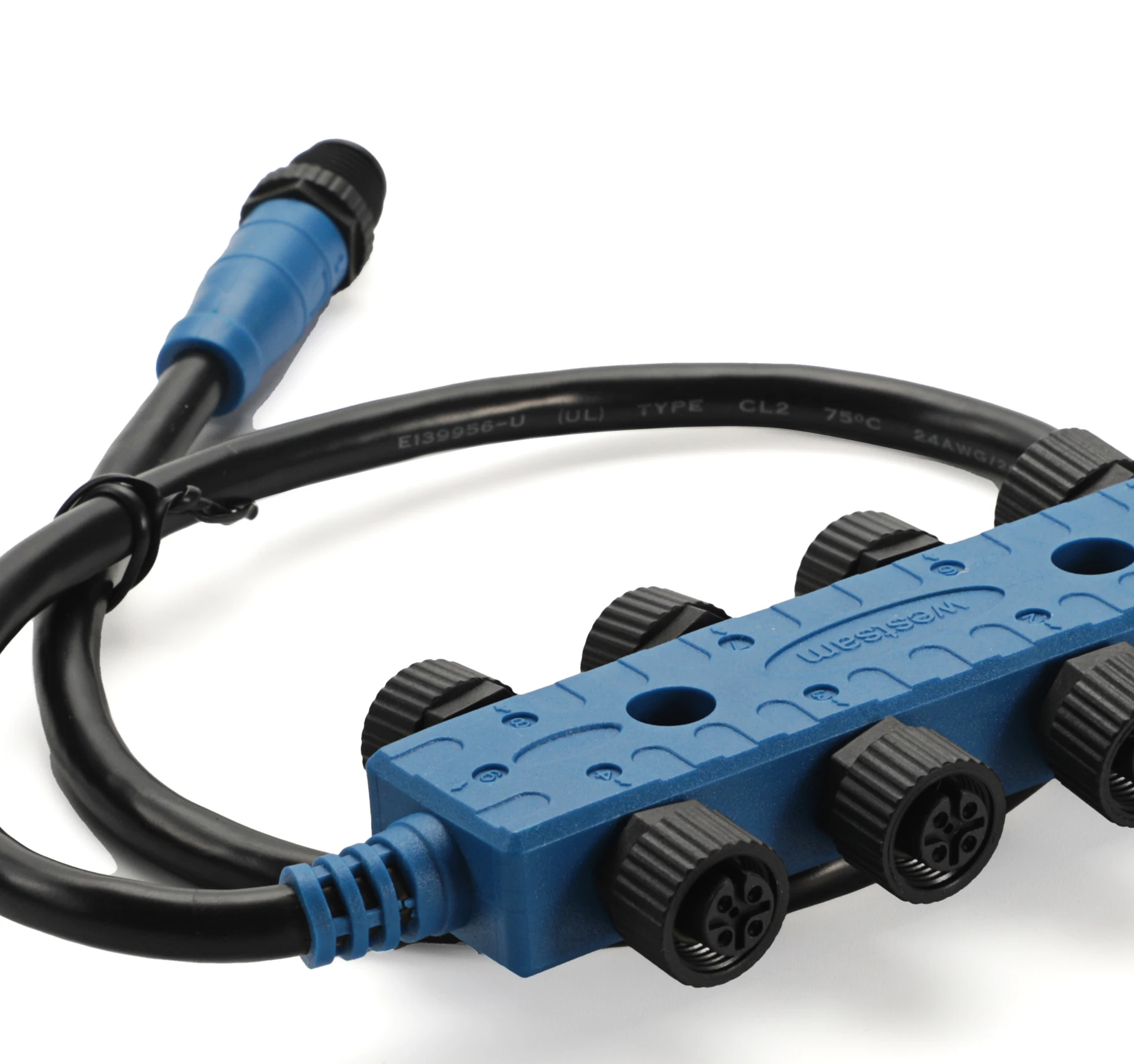 NMEA 2000 T Connector 3 4 5 6 7 8Port 5Pin M12 Thread IP67 Waterproof NMEA 2000 (N2k) T-Connector for Garmin Lowrance Simrad B&G