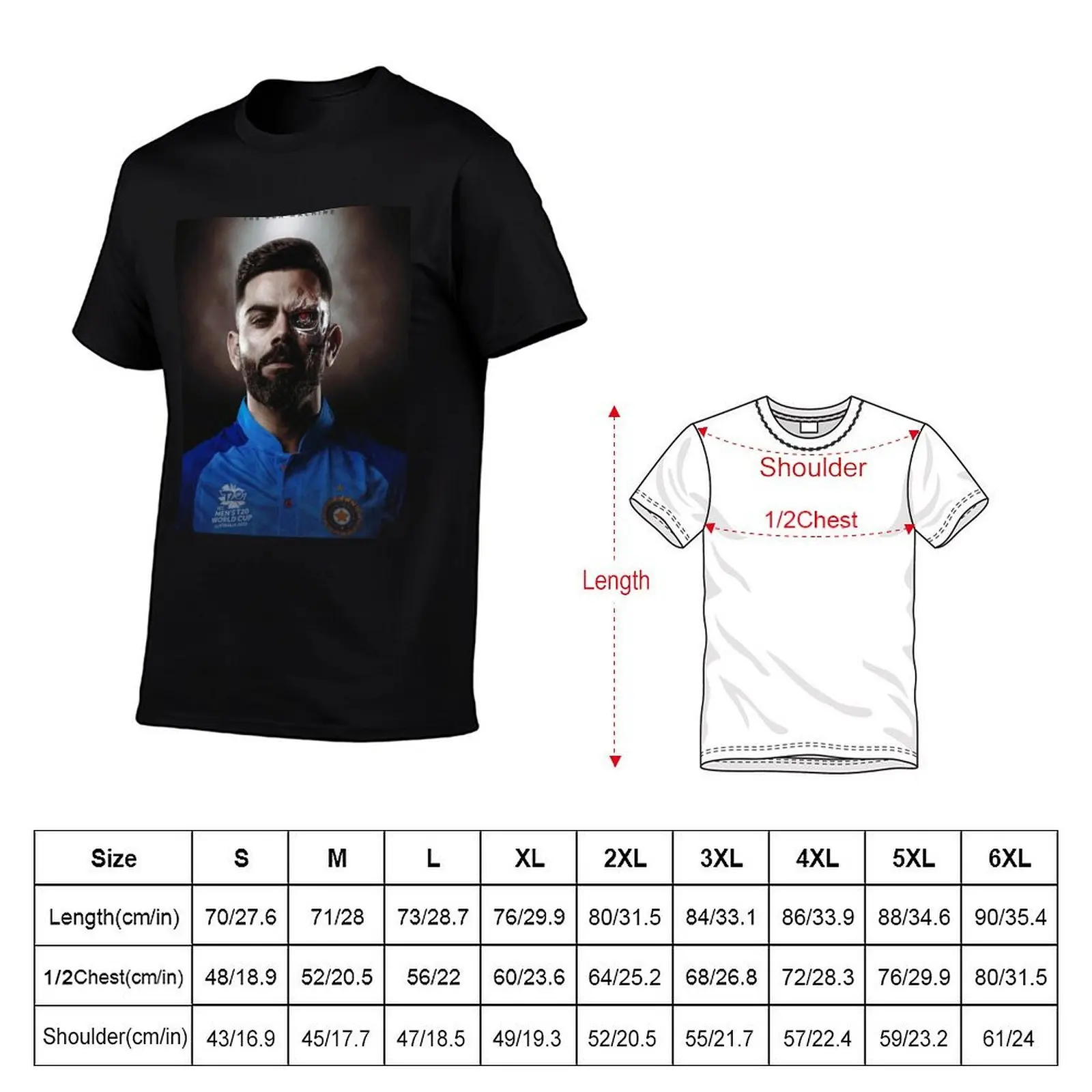 The Run Machine Virat Kohli - King Kohli T-Shirt blue lock anime figures men clothings