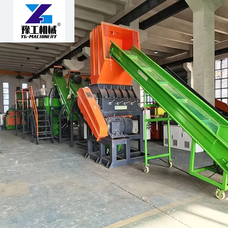 Customized New Model Waste Plastic Recycling Machine Washing Line Plastic PP PE Film Bags Recycling Line