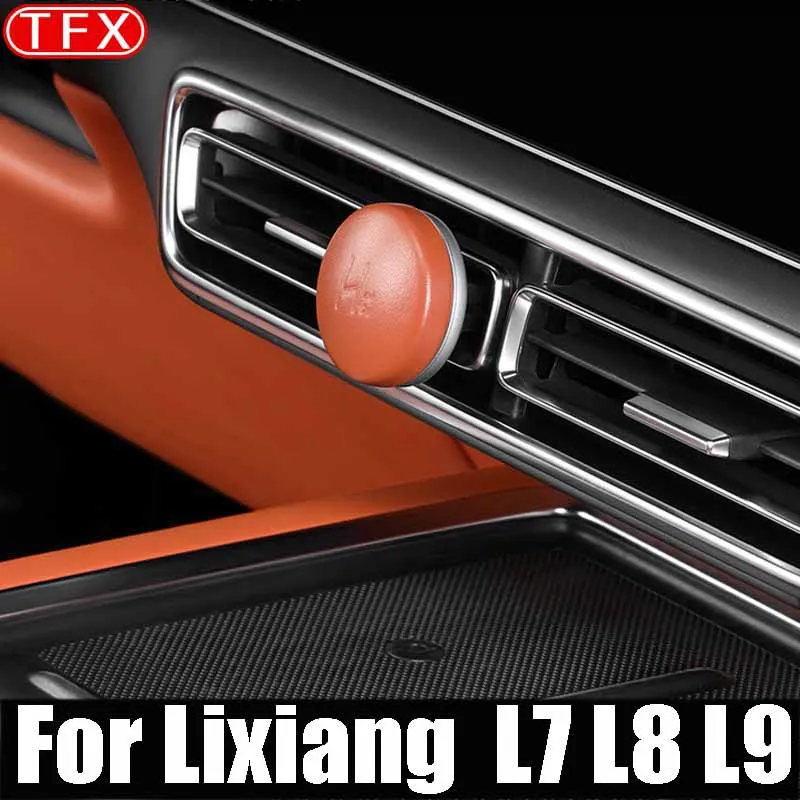 For Lixiang L7 L8 L9 Car Styling Aromatherapy System Lambskin Air Vent Fragrance Perfume Car Interior Odor Removal Perfume