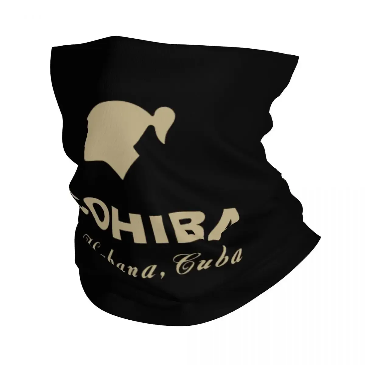 Cuban Cigars Cohiba Neck Gaiter Men Women UV Face Shield Winter Bandana Scarf for Ski