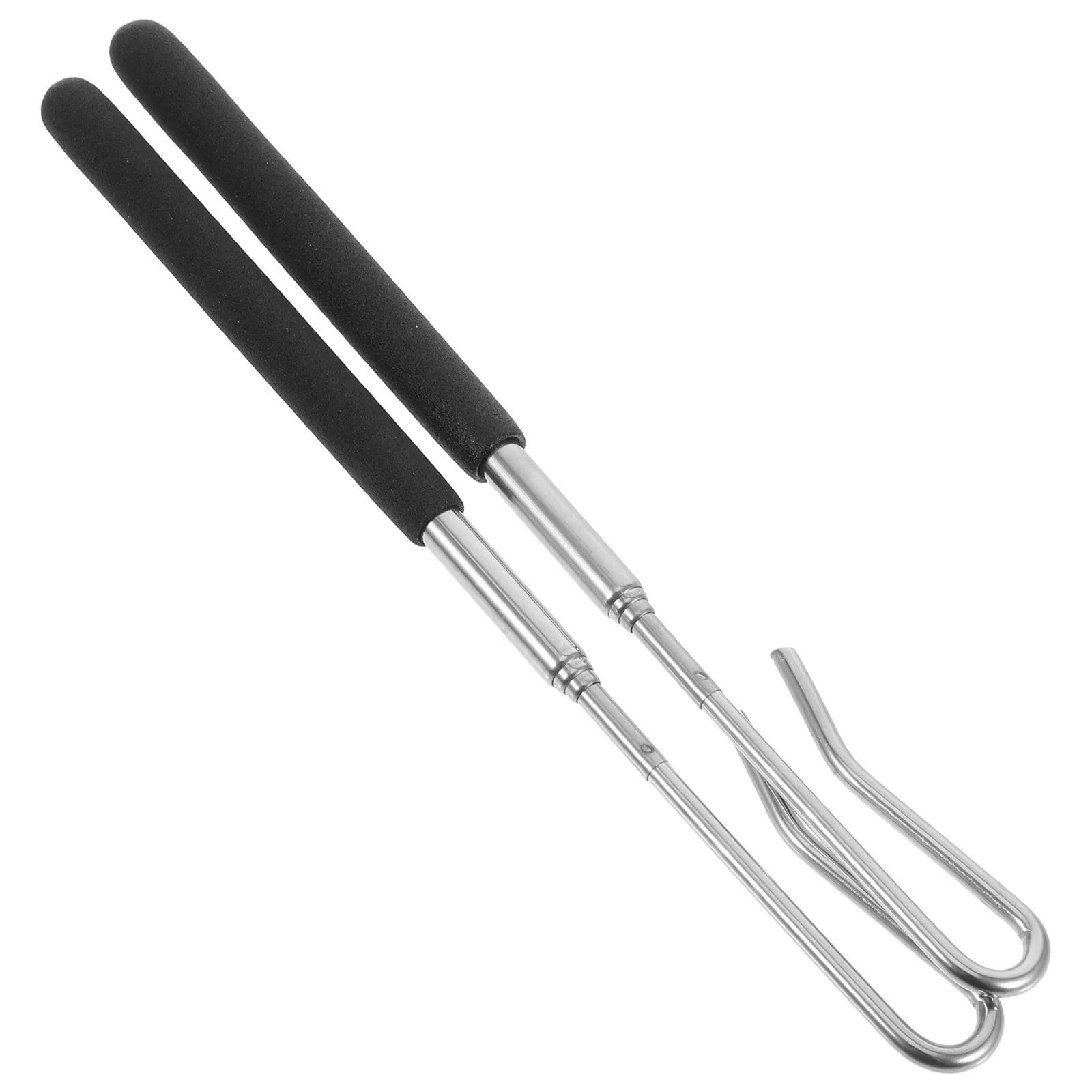 Hastes de controle de braço de fantoche, 2 peças, aço inoxidável, metal, palitos de fantoche, hastes acessórias para manipulação suave, bastão de controle de braço