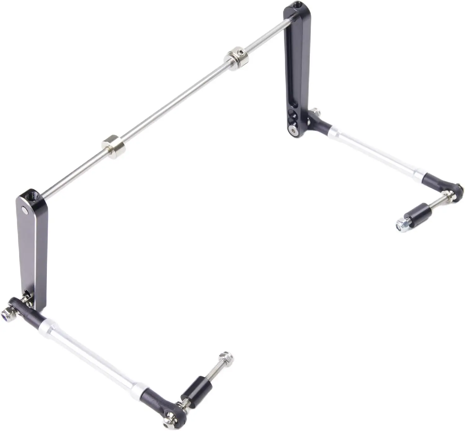 Adjustable Aluminum Rear Anti Roll Bar Stabilizer Bar Assembly for 1/10 Tamiya Super ClodBuster/Bullhead TXT-1 Truck RC Car Upgr
