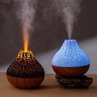 Hogar USB 300ml Volcano Air Humidifier Desktop Electric Humidificadore Water Mist Diffuser Purifier Air Freshener With 7 Colors