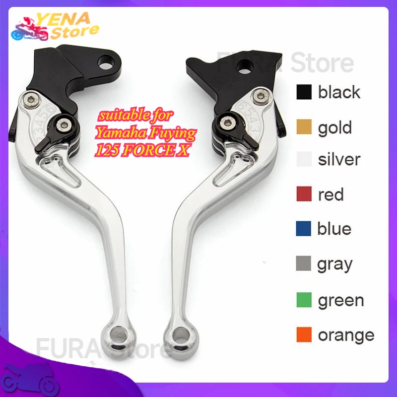 

Алюминиевый регулируемый тормозной рычаг мотоцикла с числовым управлением, подходит для тормозного рычага мотоцикла Yamaha Fuying 125 FORCE X