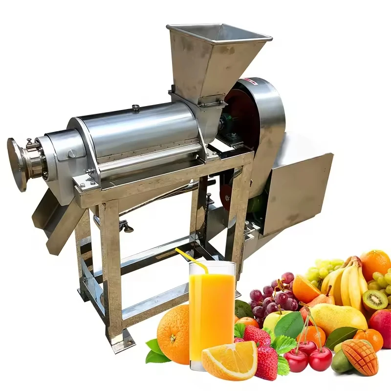 Commercial 0.5T Cold Press Juicer Spiral Fruit Press Machine High Output Juice Extractor