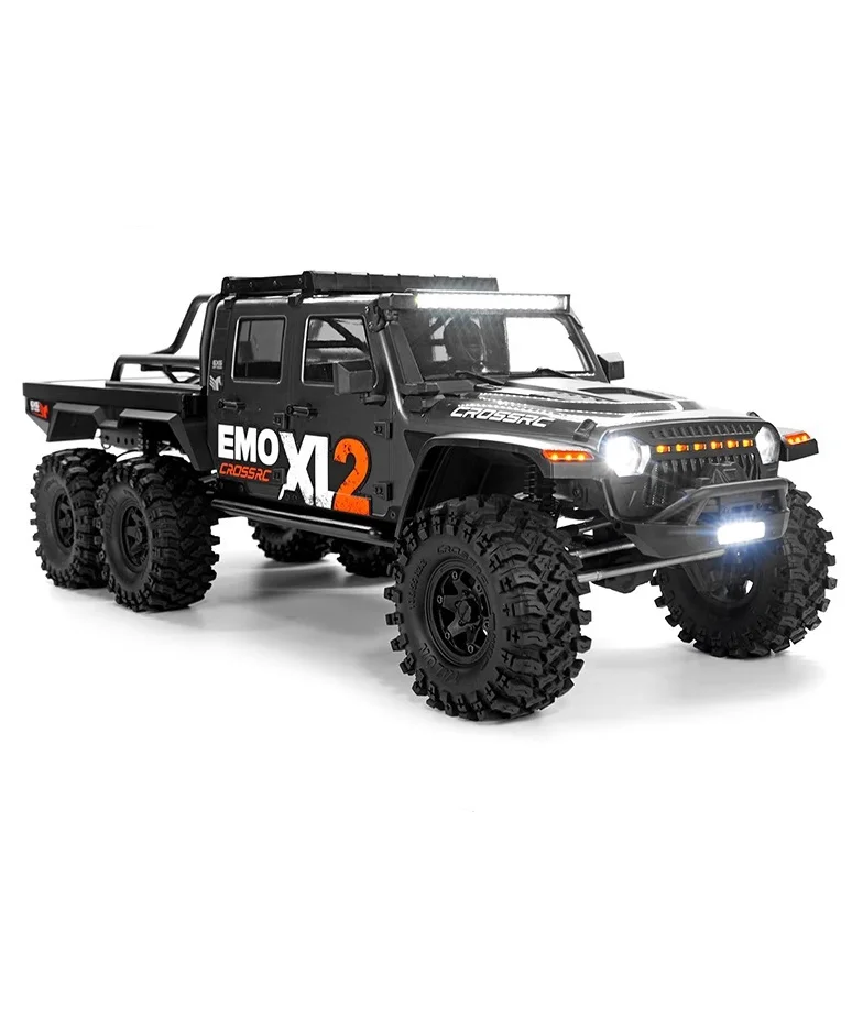 Original CORSSRC EMO XL2 RC Car 1/8 Off-Road Truck Climbing Model Car Simulation Electric 6X6 6WD Rock Crawler KIT or RTR Toys