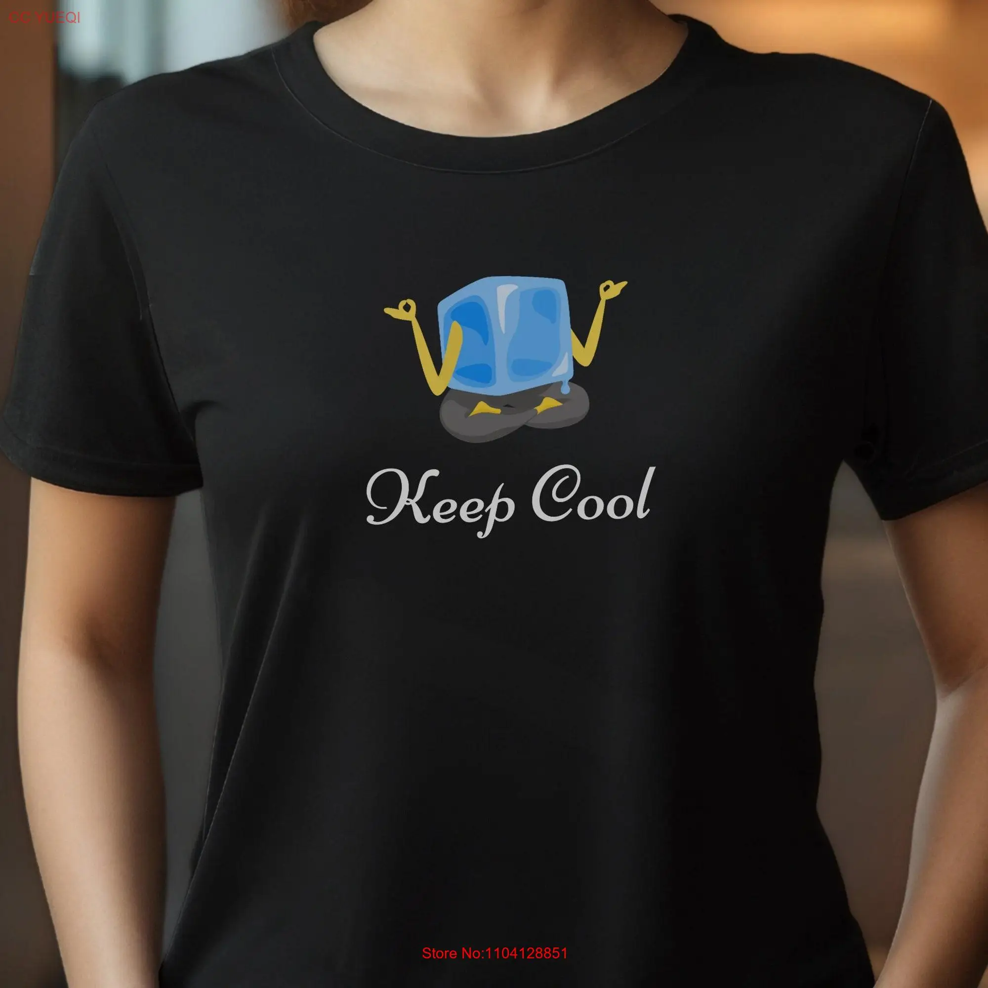 Keep Cool Chill Meditation T shirt positive vibe daily reminder soft cotton unisex long or short sleeves