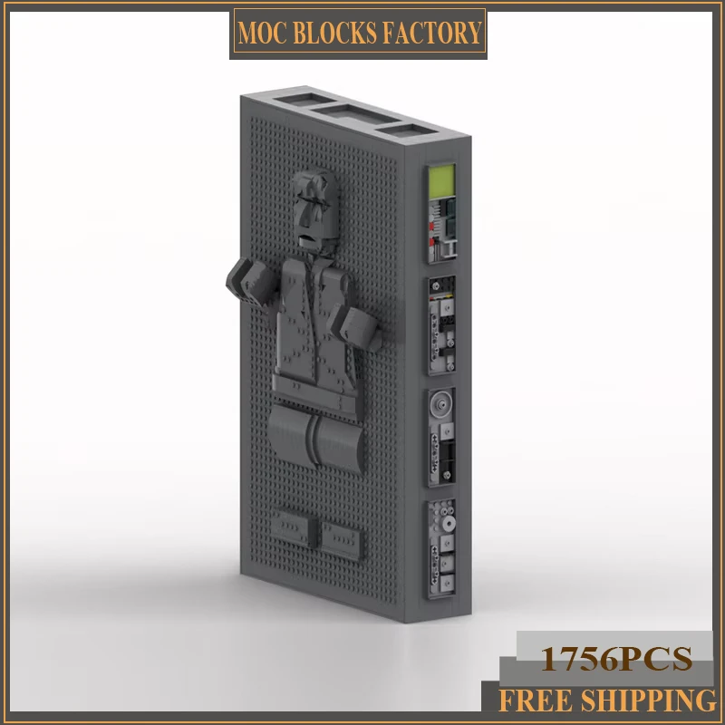 Mega Figure Collection Series Movie Scene Carbonite MOC Building Blocks Statue Model DIY Assembly Bricks Kids Xmas Gifts