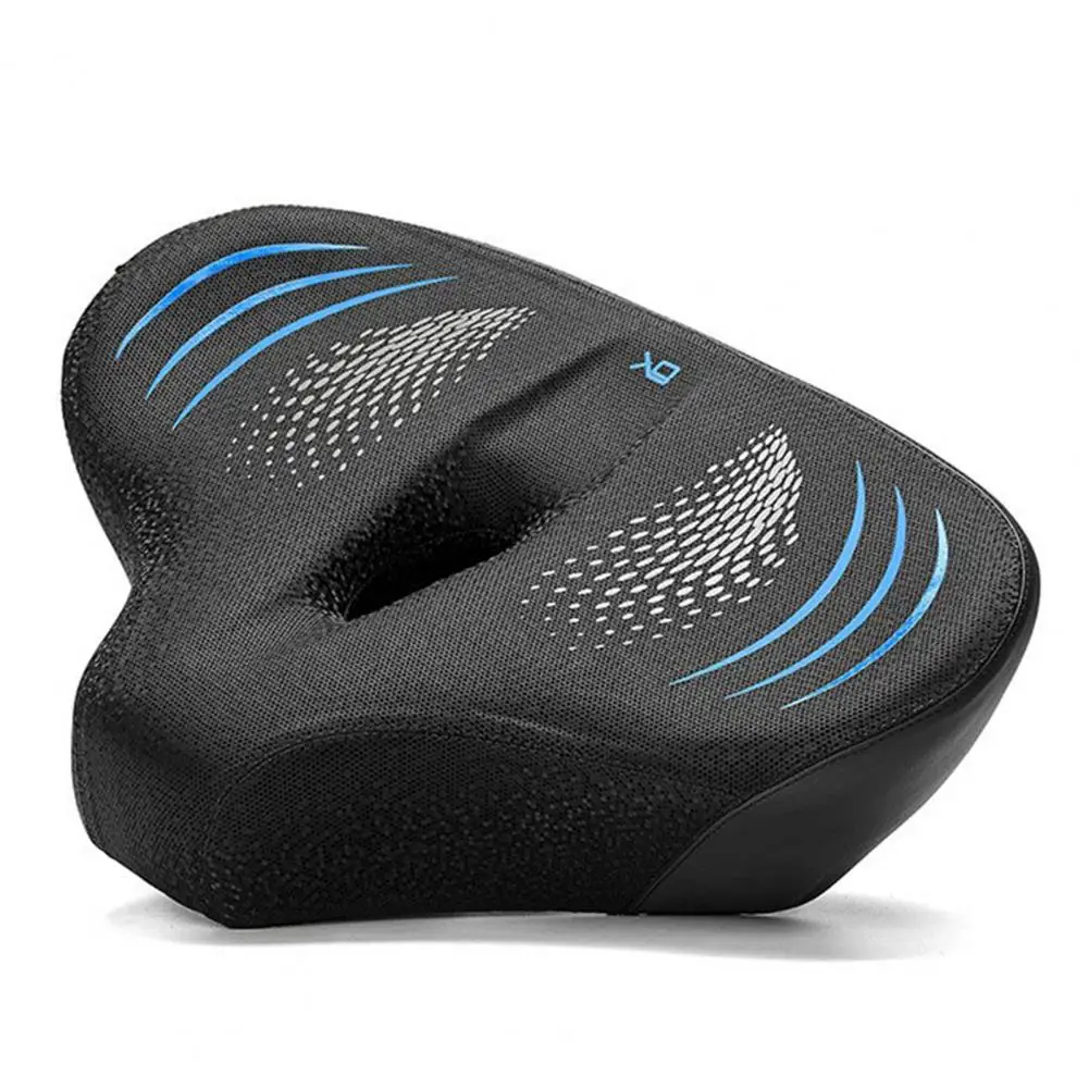 Extra Wide Bicycle Seat Breathable Bike Seat Cushion Extra Wide Thickened Pad Soft Universal Bicycle Saddle Replacement