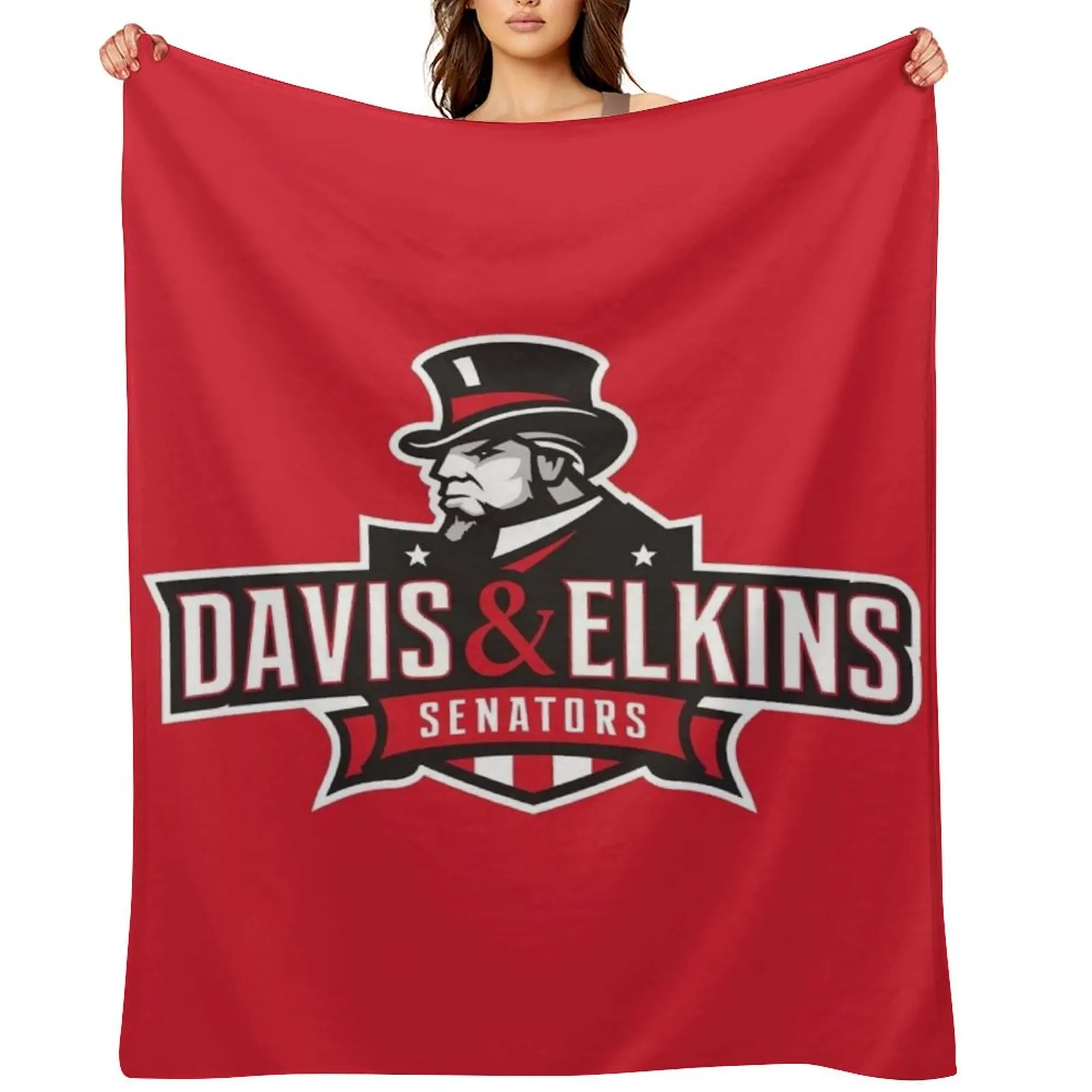 

Davis & Elkins College Throw Blanket Bed Fashionable Warm Luxury Throw Cute Plaid Blankets