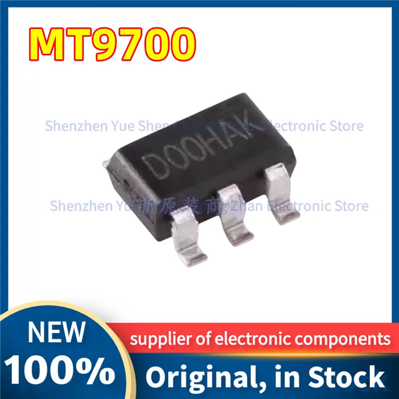 10/pcs MT9700 SOT23-5 9700 D00HA SOT-23 80mΩ Adjustable Fast Response Current Limiting Distribution Switch IC Chip New Original