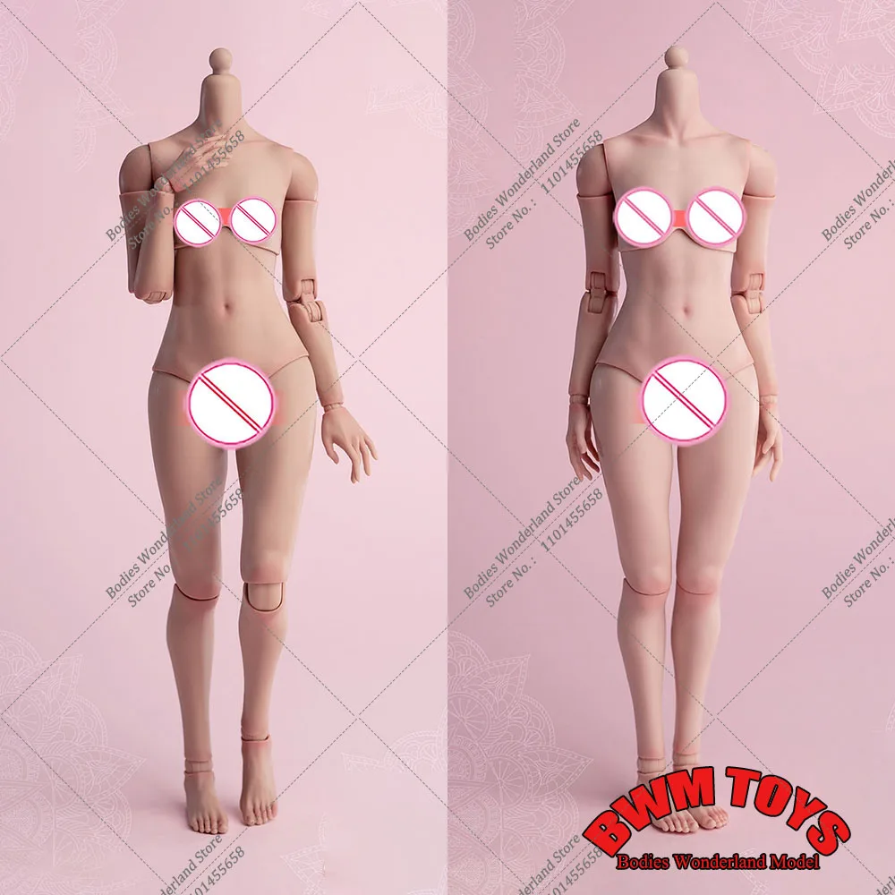 Worldbox AT203 1/6 Scale 28.4cm Girl Flexible Joint Body Long Legs Pale/Light Tan Skin Small Bust Model for 12'' Acttion Figure