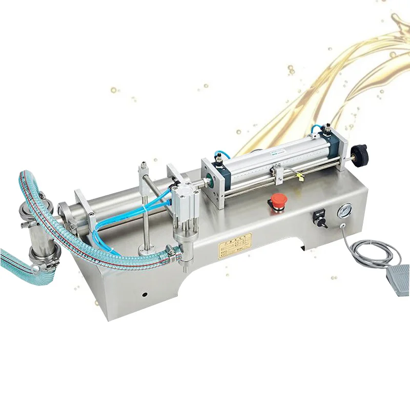 

Horizontal Liquid Filling Quantitative Machine Single Head Stainless Steel Automatic Filling Machine 110V220V