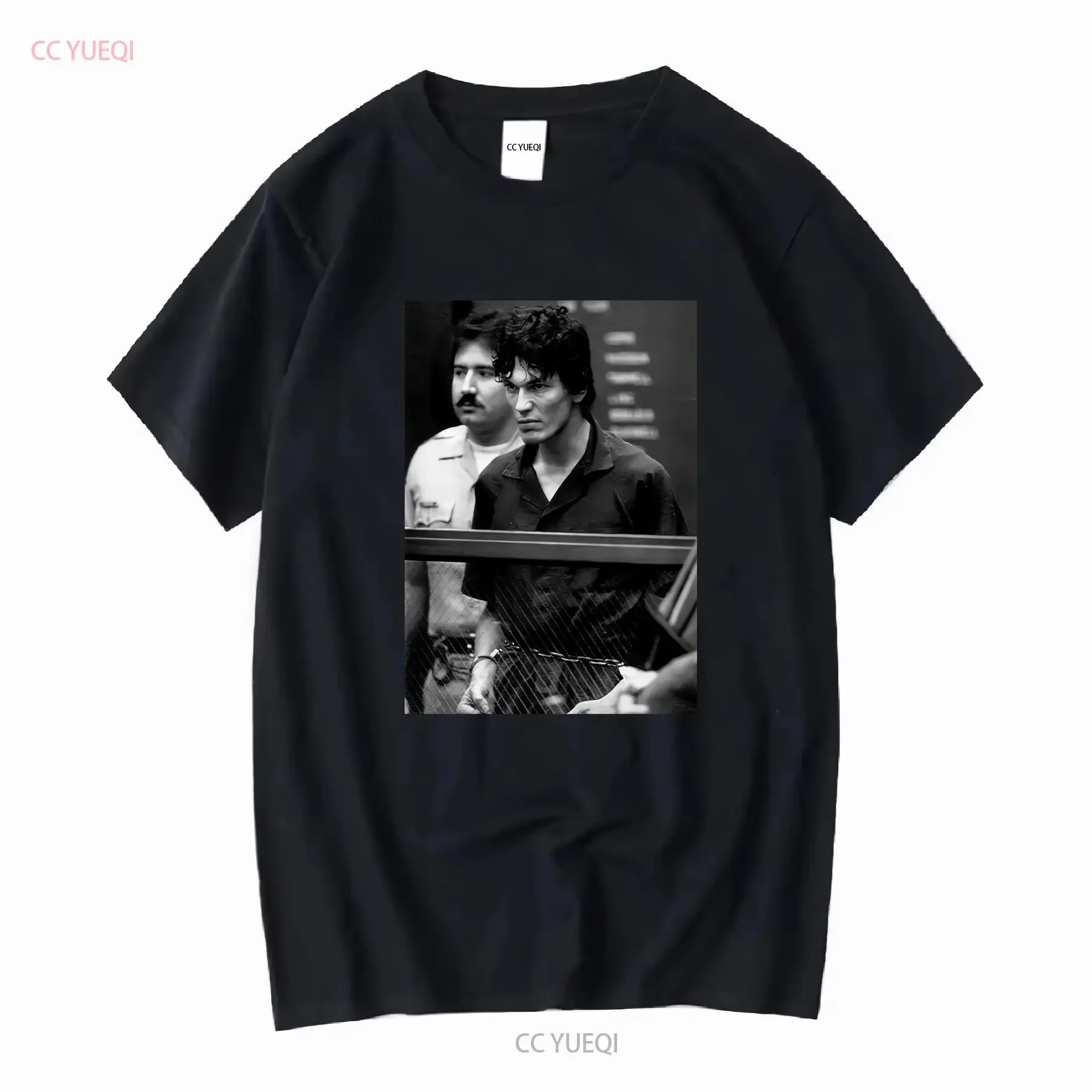 Richard Ramirez CourT T Shirt MatsuMake long or short sleeves vintage Washed Versatile fashion homme Breathable Stylish