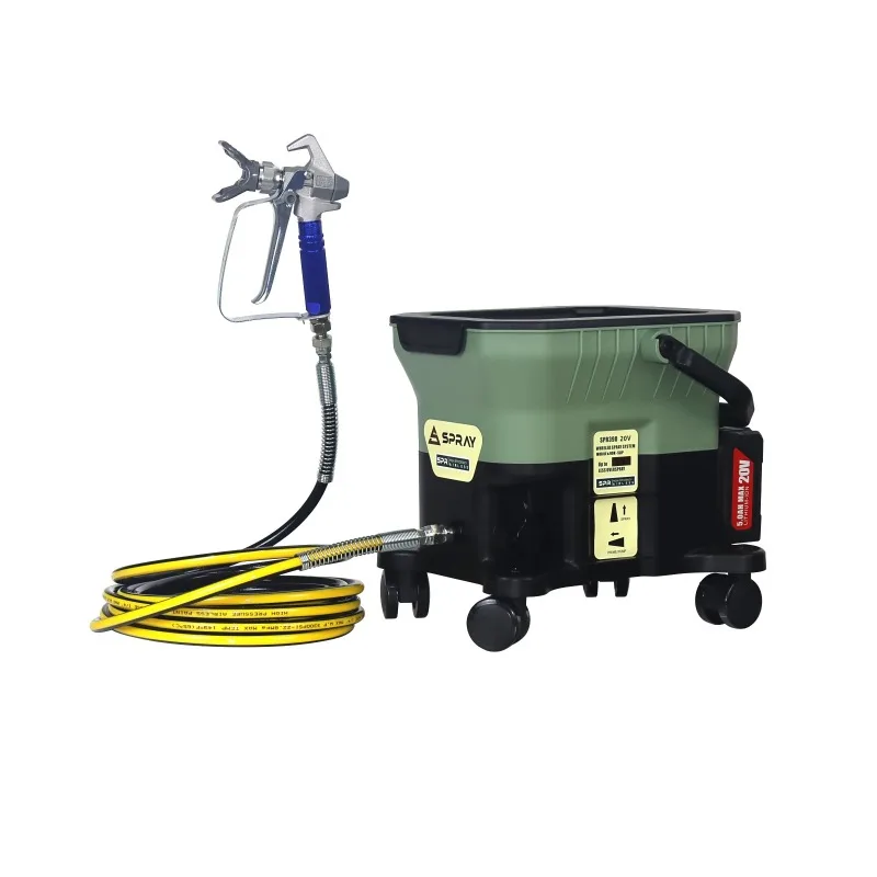 High Voltage Airless Lithium Battery Charging Convenient Sprayer Backpack Handheld Paint Spraying Machine