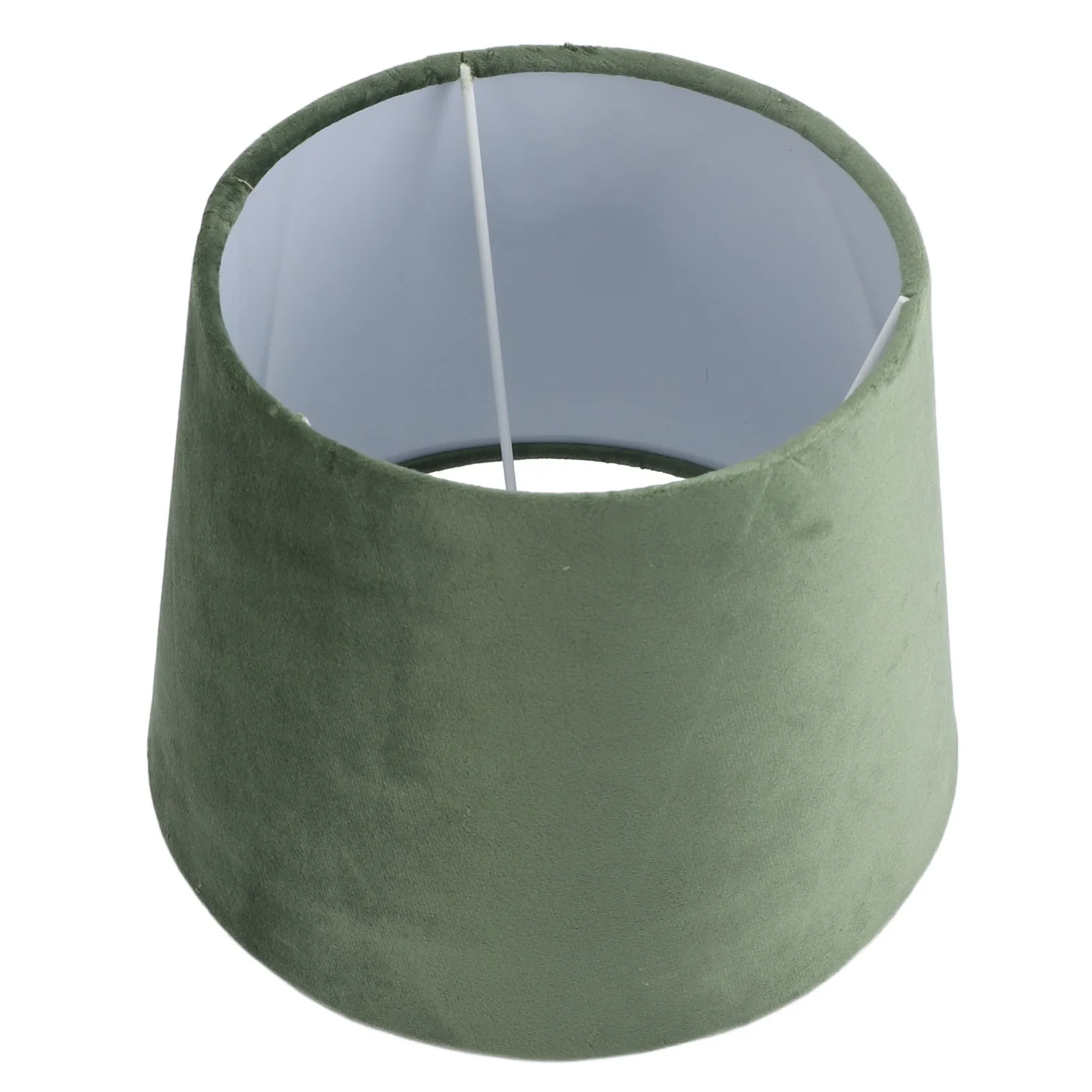 Small Lamp Shade Fabric Lampshade for Table Floor Light E27 E14 Dual Use Hand Crafted Conical Lamp Shade Army Green