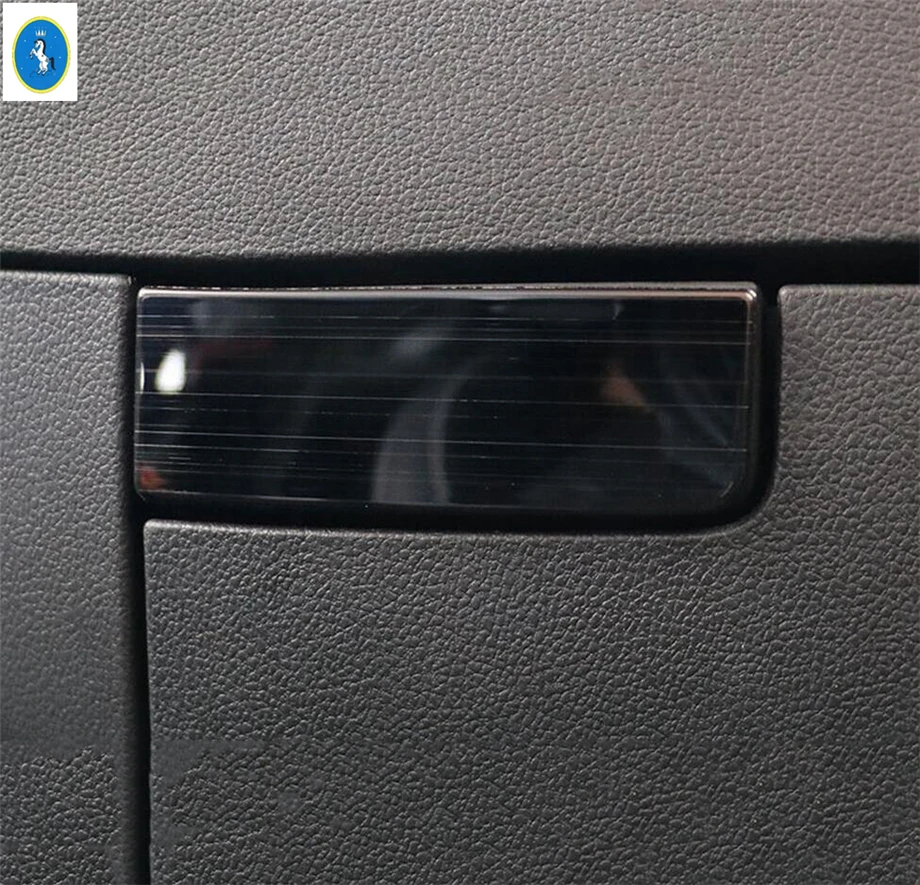 

Black Interior Refit Kit Dashboard Air AC Gear Box Control Panel Pillar A Door Speaker Cover Trim For Skoda Karoq 2018 - 2022