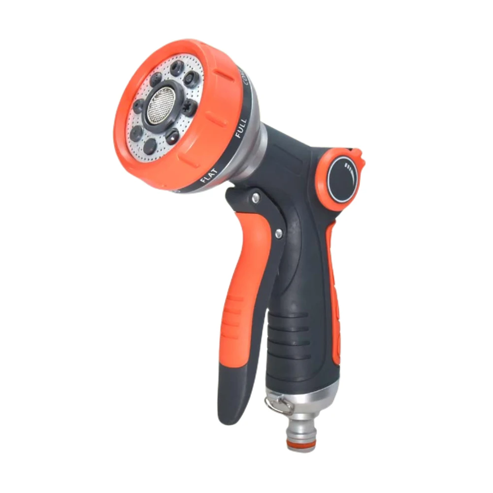 

Water Hose Nozzle Adjustable Garden Hose Nozzle Ergonomic Car Water Washer with 5 Spray Patterns for Gardening Watering Cleaning