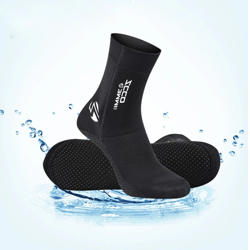 

1Pair 3mm Men Women Diving Socks Non-slip Keep Warm Patchwork Wetsuit Shoes Sailing Surfing Boots Socks