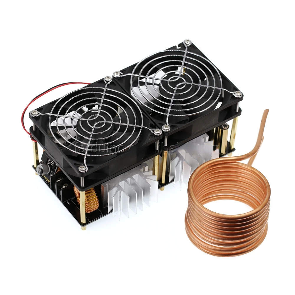 2000W ZVS Induction Heating Board induction heater Module Flyback Driver Heater Good Heat Dissipation 180*90*80mm + Coil