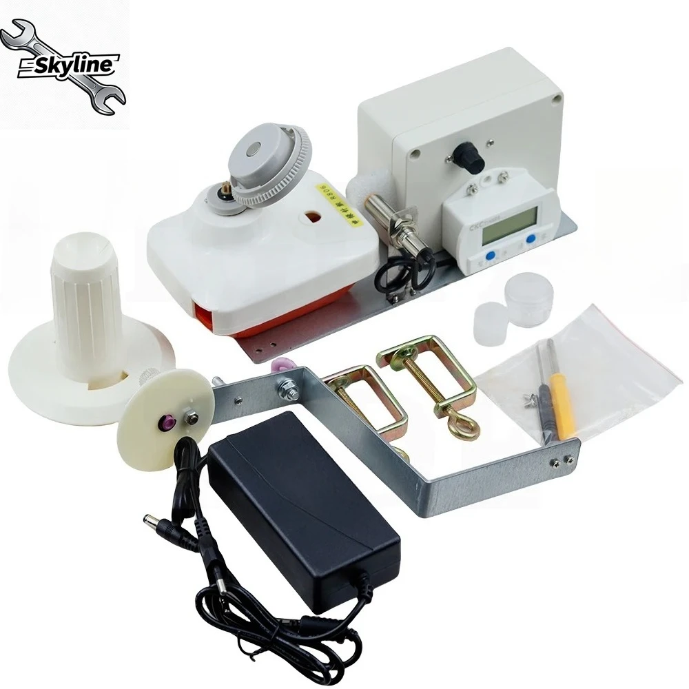 Low-noise household small electric adjustable speed wool and cashmere yarn splitting device, yarn sorting and winding device