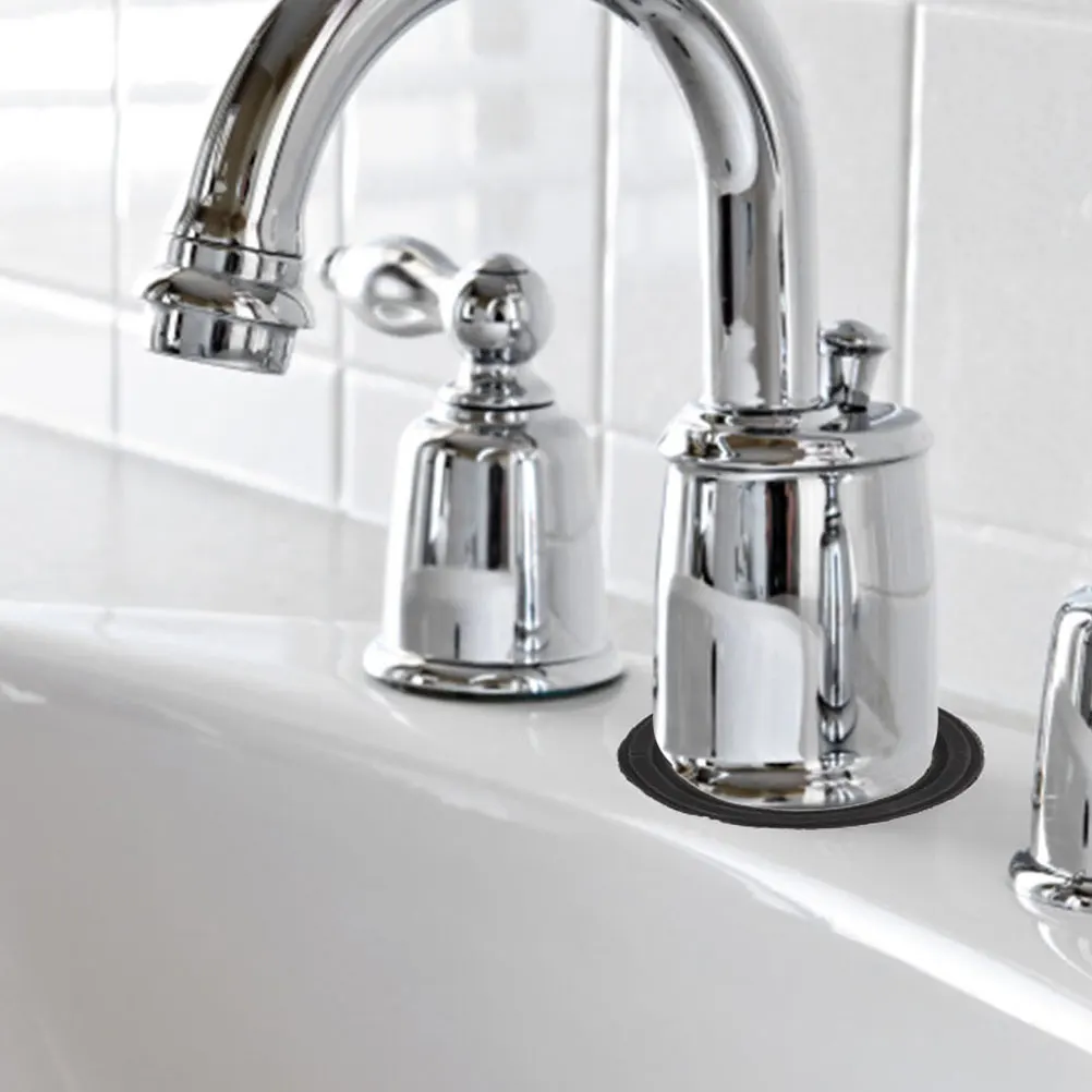 

2 Sets Single Hole Faucet Accessories Durable Fastening Circlip Wash Basin Fixing Fitting Kit Copper Horseshoe Plate Tap