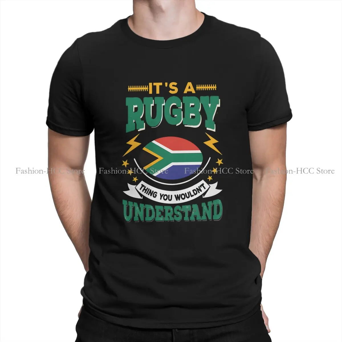 Thing You Wouldn\'t South Afric Springbok Rugby T Shirt Punk Crewneck TShirt Harajuku Streetwear Polyester