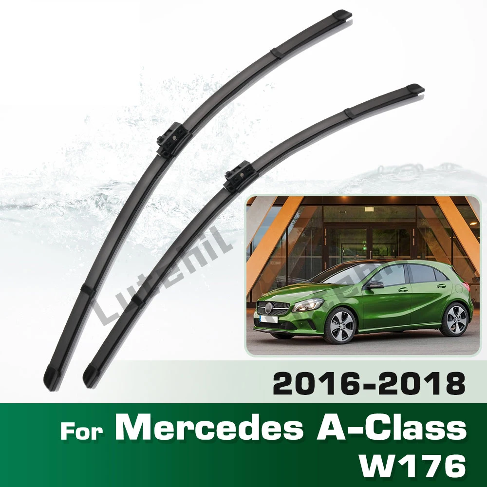 

For Mercedes-Benz A-Class W176 2016-2018 2017 Wiper Front Wiper Blades Windshield Windscreen Window Brush 24"+19"