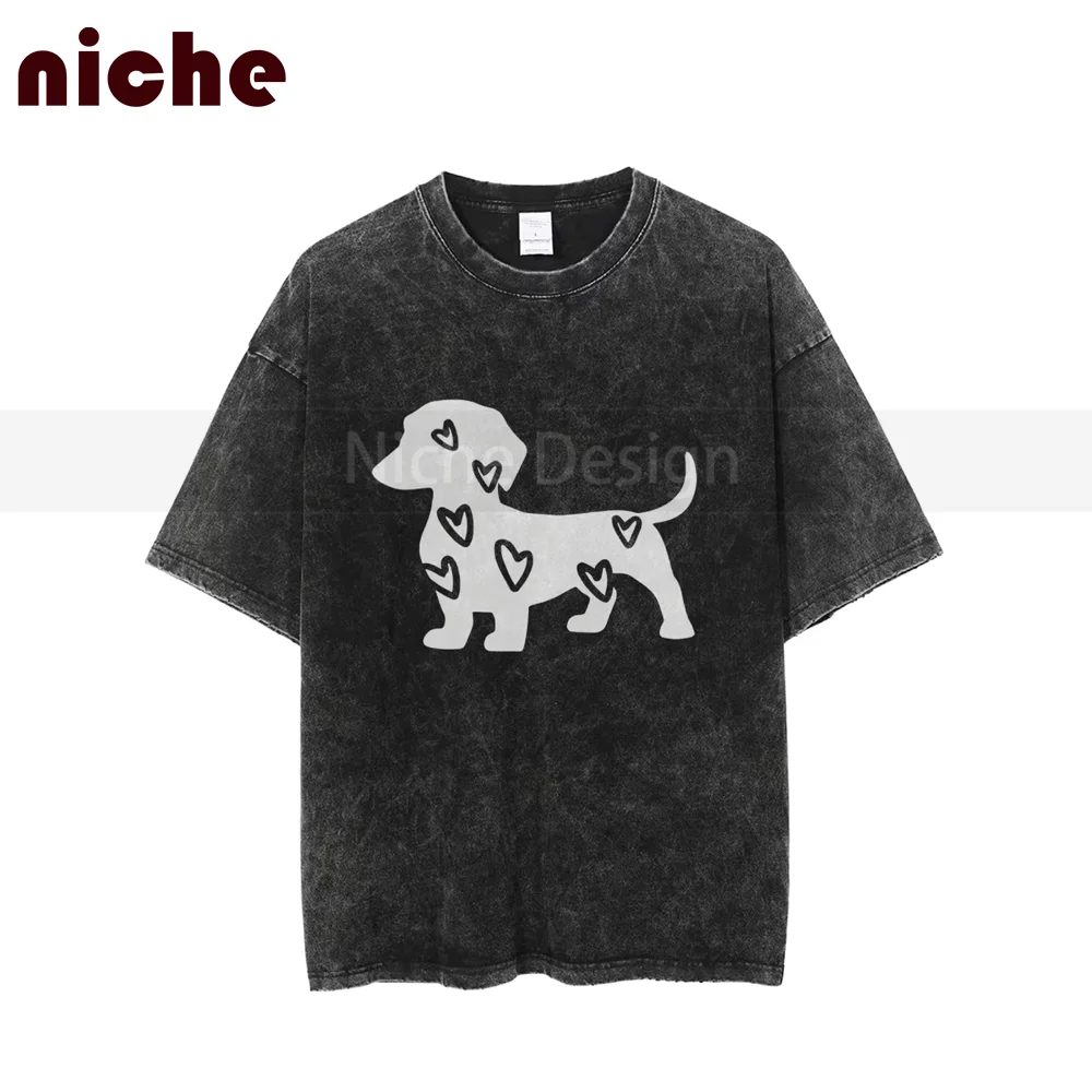 

Dachshund 100% Cotton Shirt Dachshund Love Dachshund Shirts Coffee and Dachshund Mama TShirt Lover Gift Doxie T-Shirt Wiener Dog