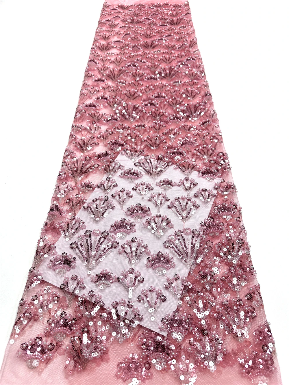 

Элитная африканская кружевная ткань с пайетками и камнями, высококачественная нигерийская французская вышитая тюлевая кружевная ткань для свадебных платьев и шитья