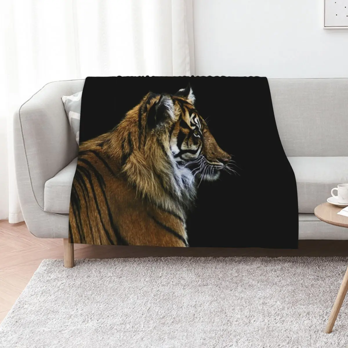 Tiger Throw Blanket Warm Comfortable Blanket Gift for Parents Friends