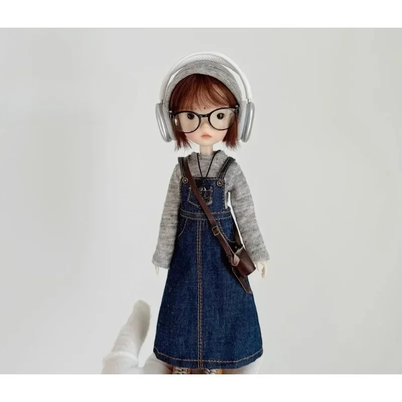Handgefertigte Ob22 Blyth Puppenkleidung, Zubehör, Jeansrock, Hemd, Kleid, Puppenmodell, passend für weibliche Actionfiguren – Detail 8