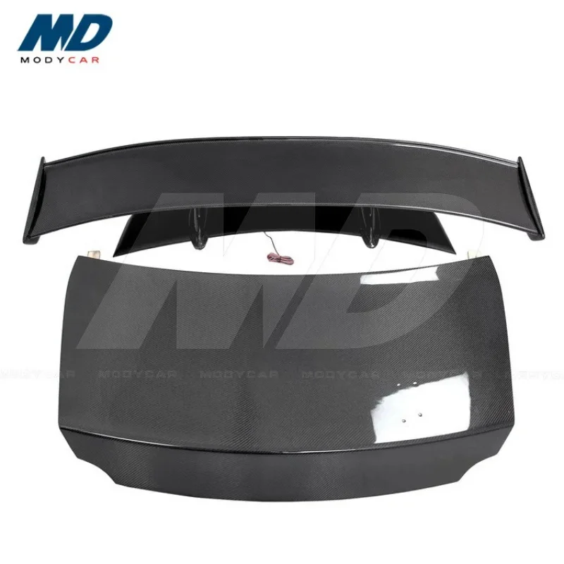 

for Nissan GTR R35 2008-2020 Top Secret Style Half Carbon Fiber Rear Spoiler and Cf Trunk
