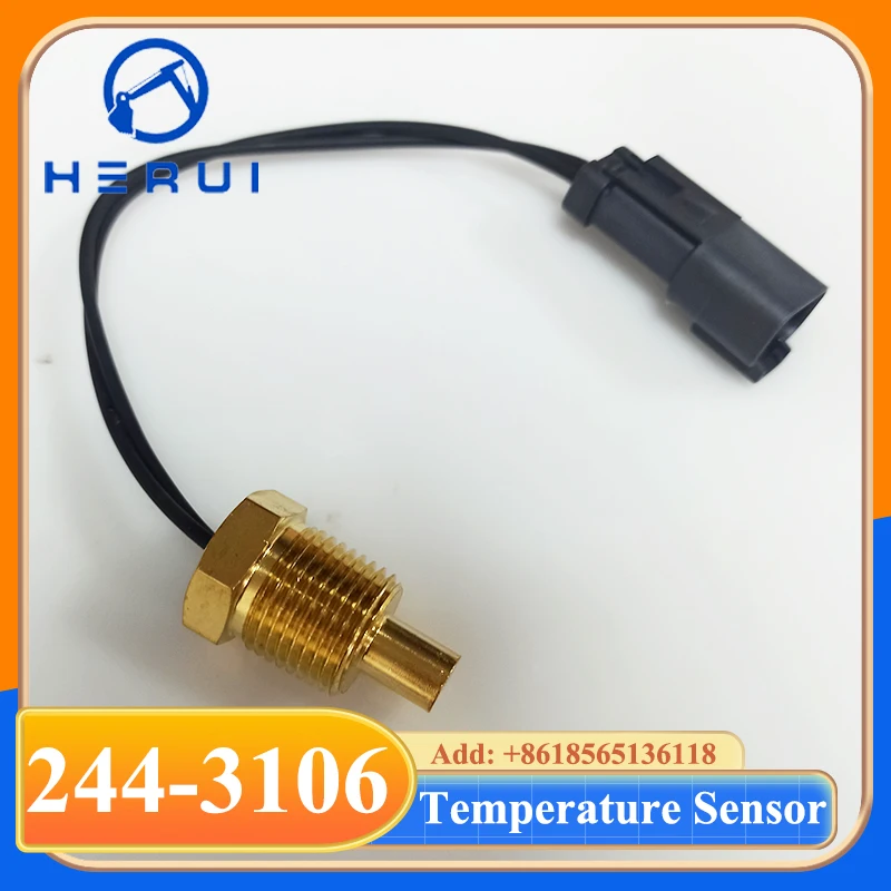 Temperature Sensor 244-3106 244-3106 For Backhoe Loader 414E 416 416D 416E 416F 416F2 420 420D 420E 420F 424D