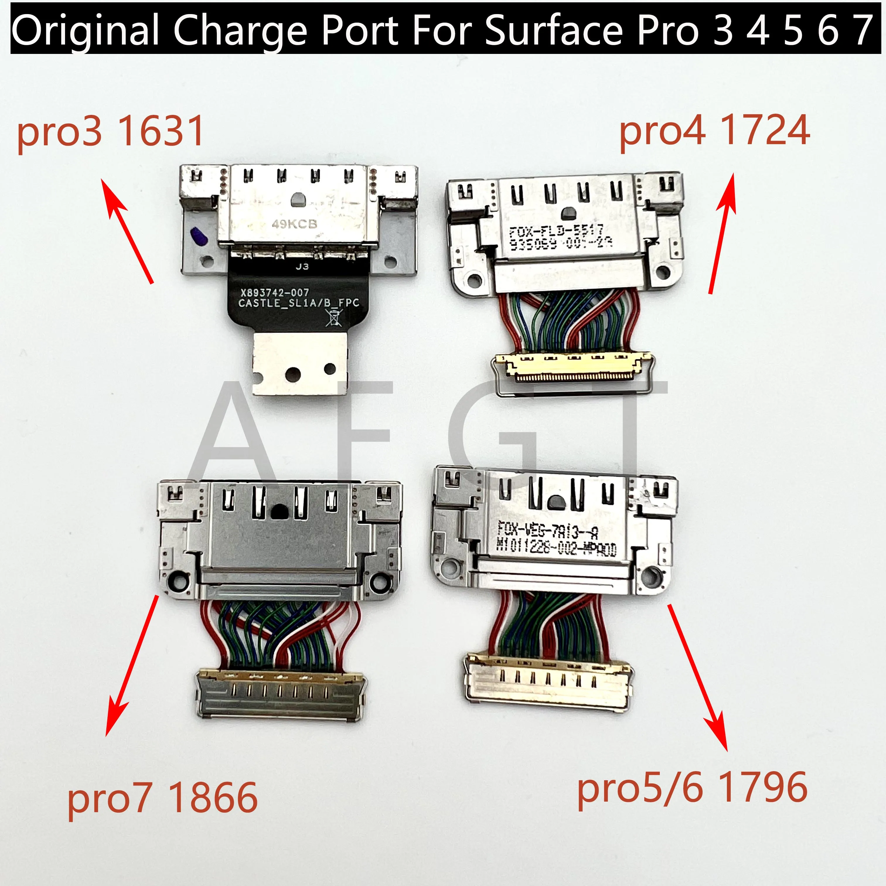 Original Charge Portfor For Surface Pro3 4 5 6 7 Charge Connector Worked Well1631 1724 1796 1866