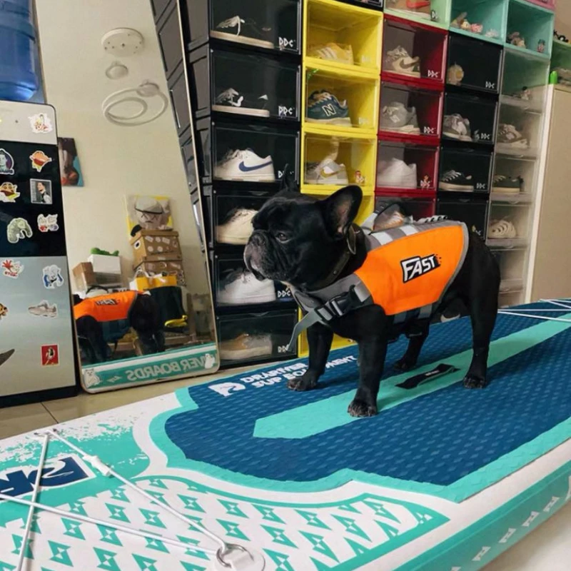Pet Swimming Life Jacket Summer Large Dog Adjustable Swimsuit Buoyancy Pet Swimming Supplies Safety Vest for Dogs Adjustable view 4
