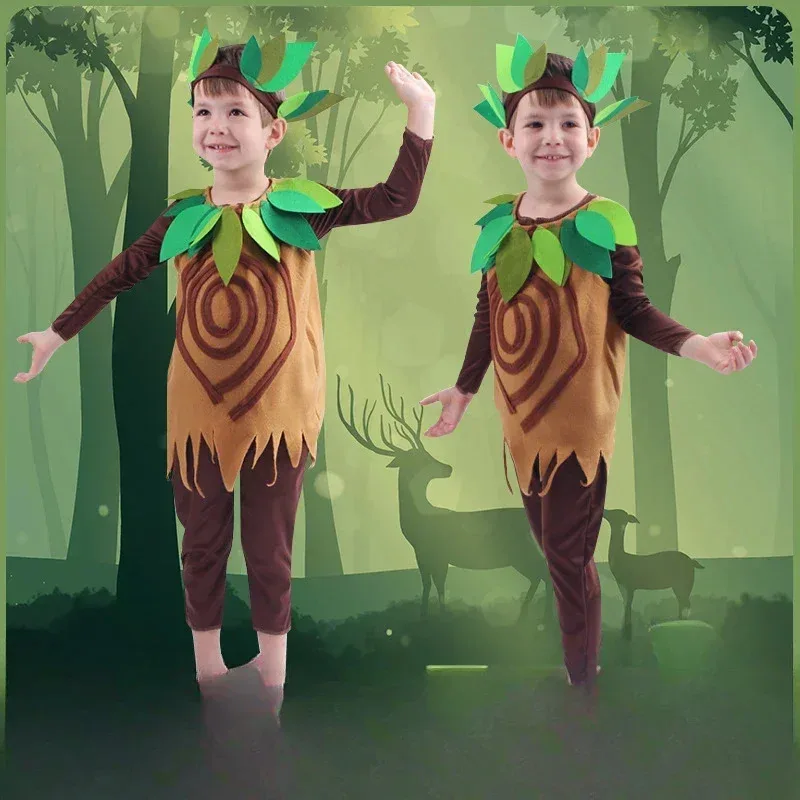 1 قطعة دراما شجرة كبيرة للأطفال مرحلة الأداء أداء الغابات قزم الأداء كوس زي أنيمي تأثيري #4