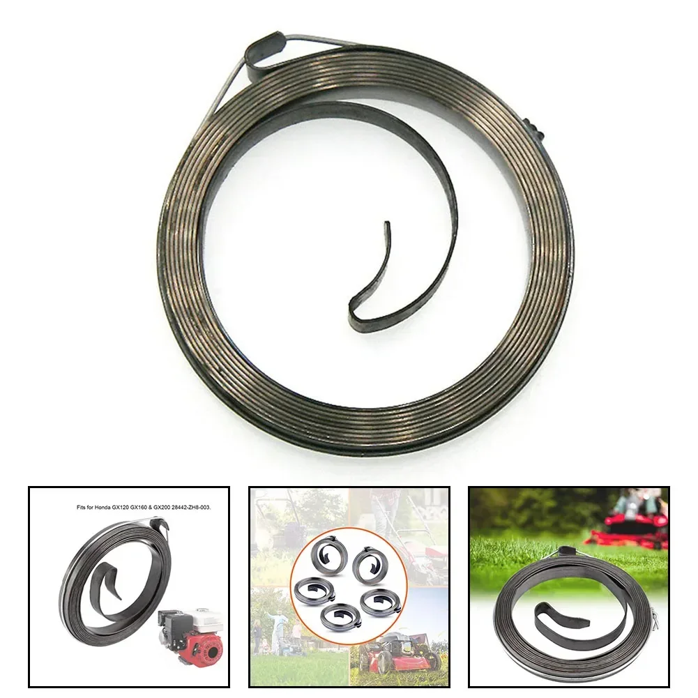 1/2pc Premium Lawn Mower Recoil Start Spring Pull Plate Spring Spare Parts Tool Garden Power Tool Accessories