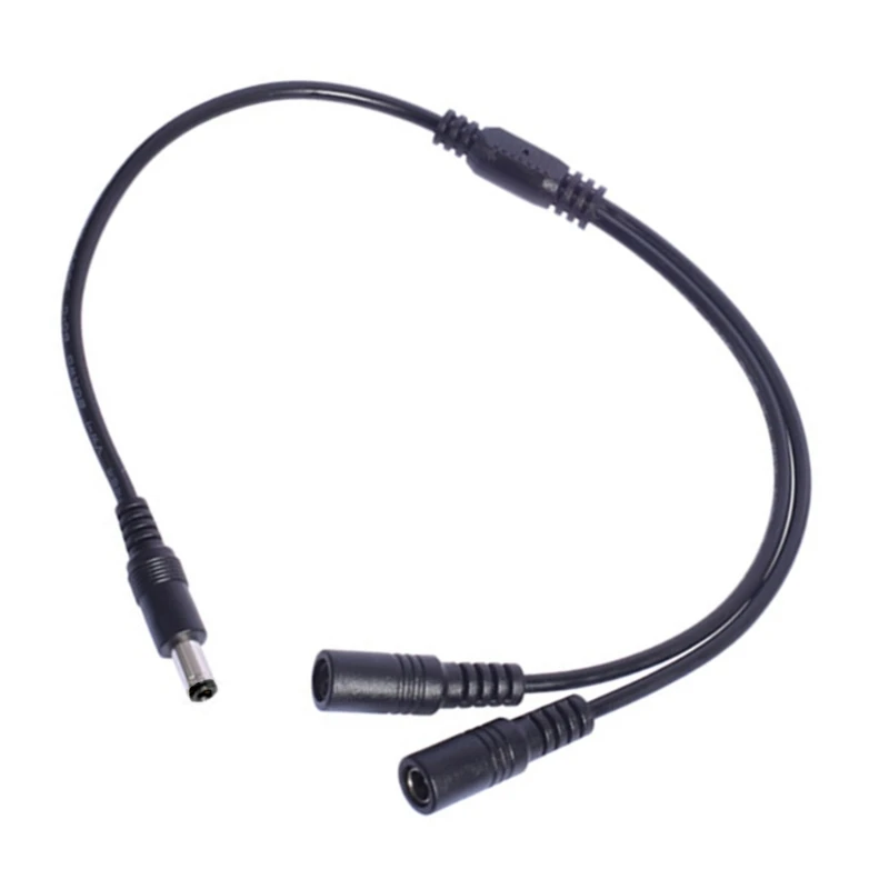 5.5x2.1mm Power Adapter Splitter Cable for LED Lighting and Digital Gadget