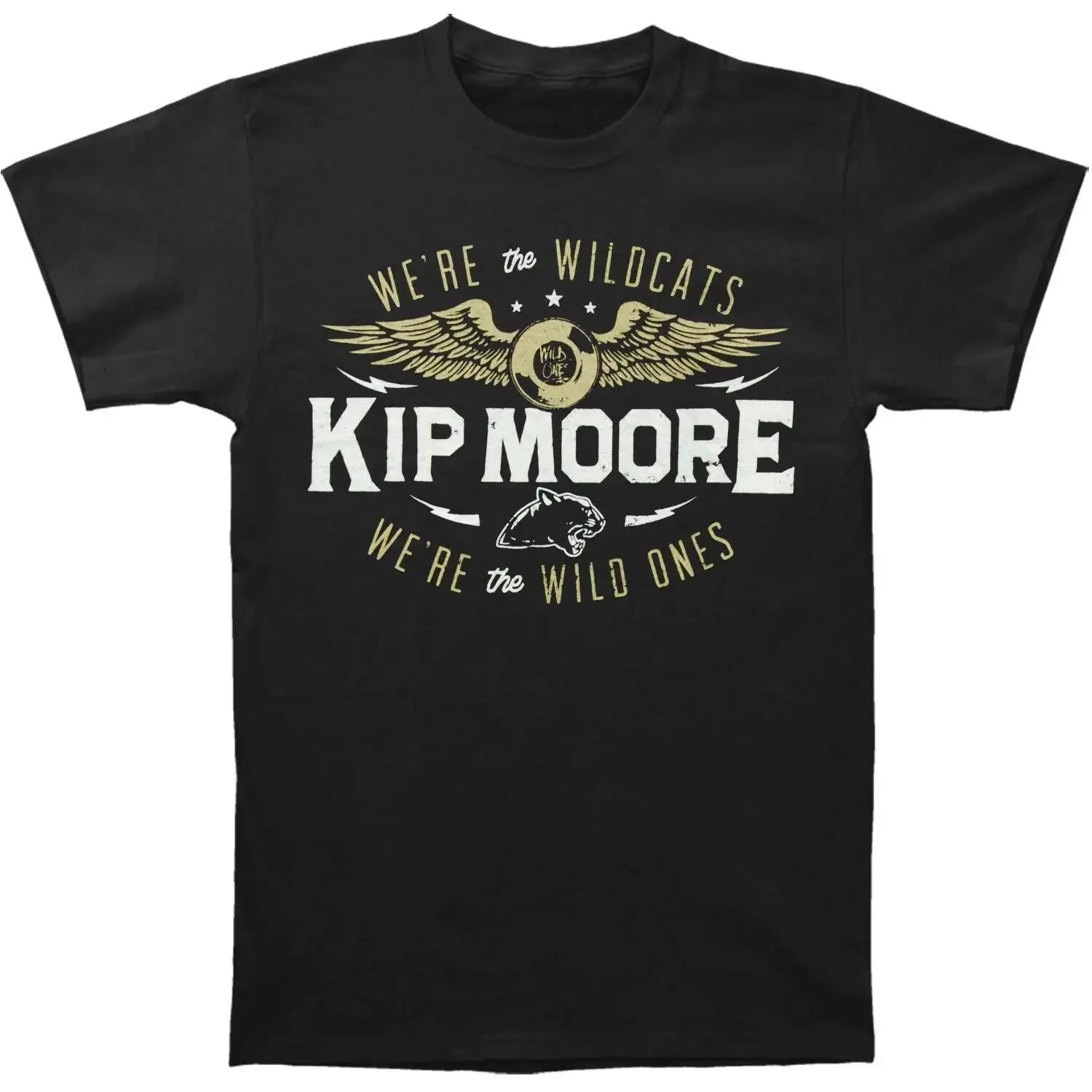 Men'S Kip Moore We'Re The Wild Ones T Shirt Medium Black