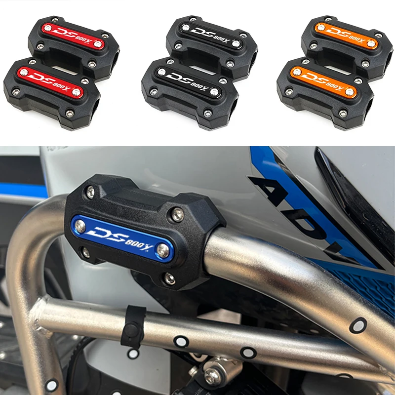 NEW Motorcycle Engine Guard Bumper Crash Protector Accessories logo DS800X For Voge DS800X 800DSX DSX800 DS Rally 525 625 900