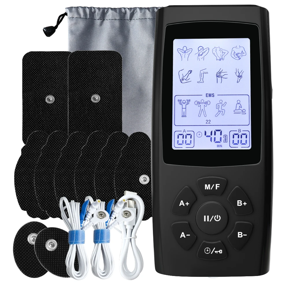 28 Modes 40 Levels Pulse Machine Full Body Back Massager EMS TENS Muscle Stimulator Electroestimulador Full Body Care Massager