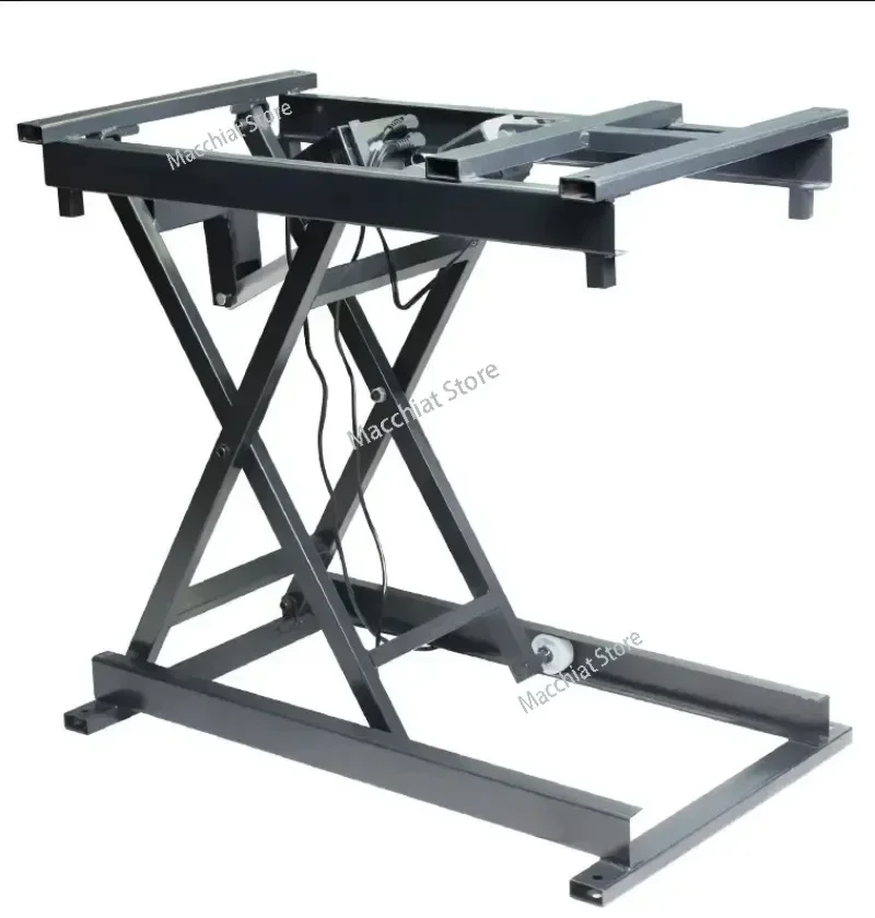 Electric Lift Multifunctional Wired / Wireless   Coffee Table Dining  Hardware Folding Iron Frame