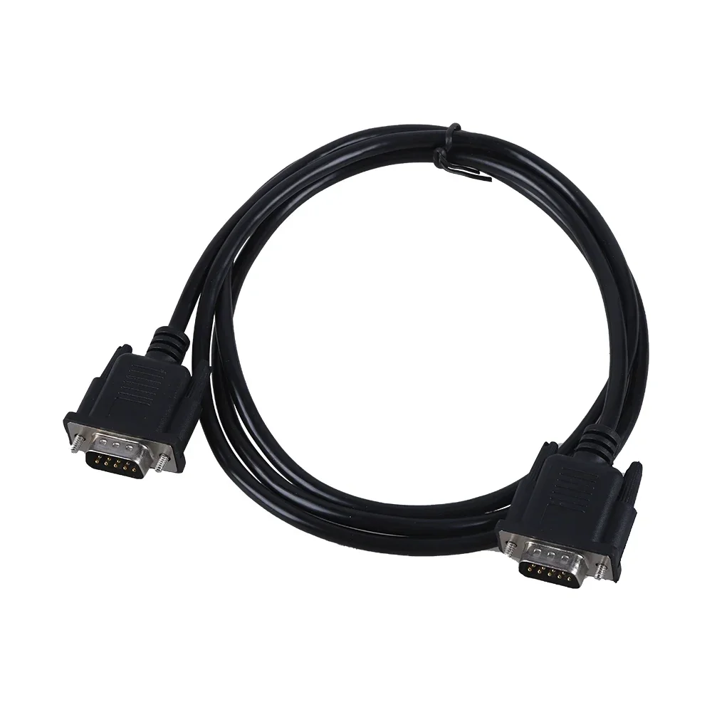 

DB9 Pin Serial Cable Extended Wire RS232 COM Female to Female Male to Male Direct Connection PLC