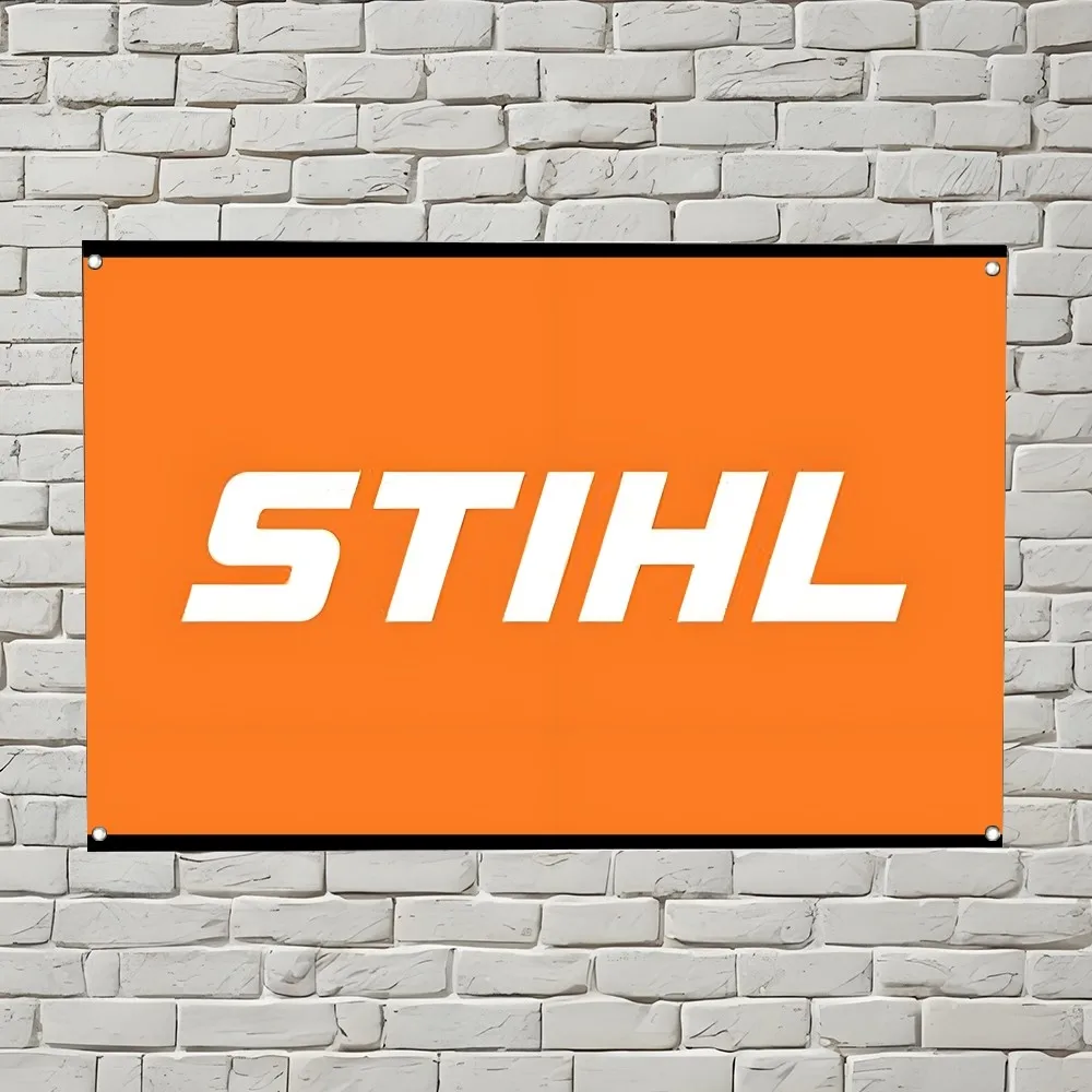 S-Stihl Tool Banner Flag BANNER Tapestry Polyester Printed Flag Garage Or Outdoor For Decoration